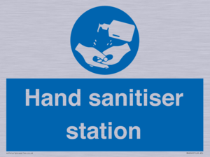 Hand sanitiser station
